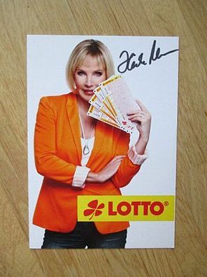 ZDF Lottofee Heike Maurer - handsigniertes Autogramm!!!