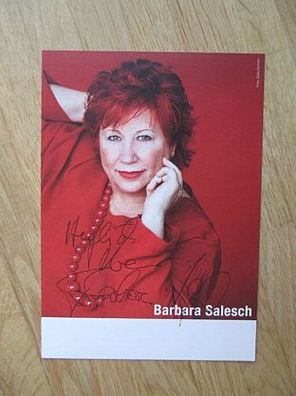 Sat1 Richterin Barbara Salesch - handsigniertes Autogramm!!!