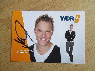 WDR Fernsehmoderator Ernst-Marcus Thomas - handsigniertes Autogramm!!!