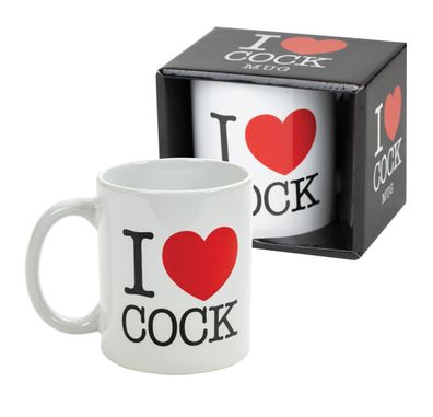 Becher I love cock