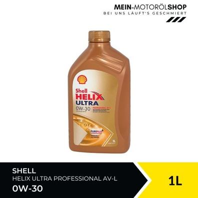 Shell Helix Ultra Professional AV-L 0W-30 1 Liter