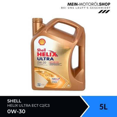 Shell Helix Ultra ECT C2 C3 0W-30 5 Liter