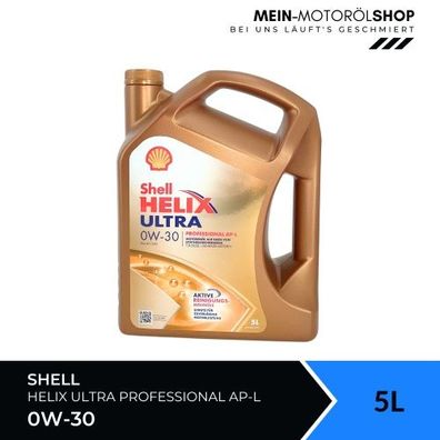 Shell Helix Ultra Professional AP-L 0W-30 5 Liter