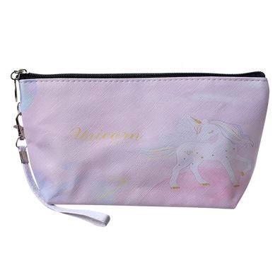 Juleeze Damenkulturtasche 23x13 cm Rosa Synthetisch Rechteck Einhorn (Gr. 23x13 cm)