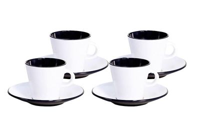 Gimex Espresso Set Linea Black 4-tlg