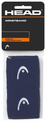 Head Wristband 2.5" blau Schweißbänder für Tennis und Sport