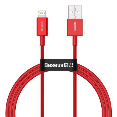 Baseus Superior USB - Lightning Kabel 2,4 A 1 m rot (CALYS-A09)