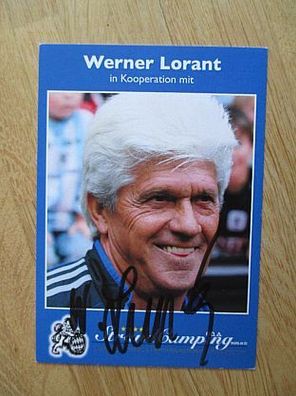 TSV 1860 München Werner Lorant - handsigniertes Autogramm!!!