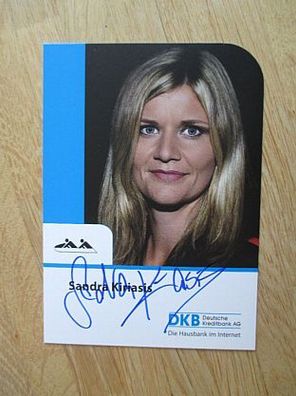 Bob Olympiasiegerin Sandra Kiriasis - handsigniertes Autogramm!!!