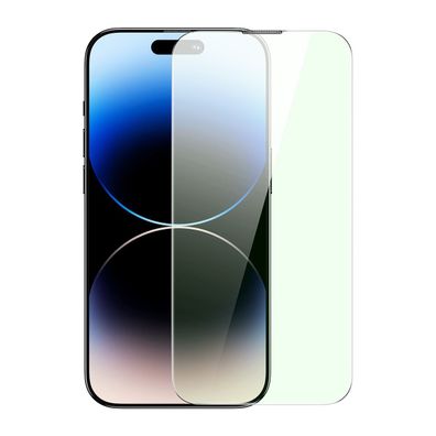 Baseus Vollbild-Hartglas für iPhone 14 Pro Max mit Anti-Blaulichtfilter und 0,3-mm