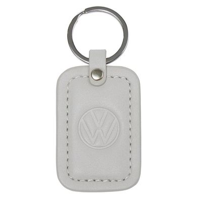 Original VW Schlüsselanhänger Logo Emblem Keyring Anhänger grau/silber 330087010JKA