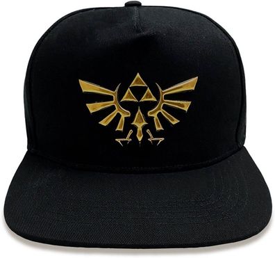 The Legend of Zelda Hyrule Logo (Snapback Cap) Cap Black