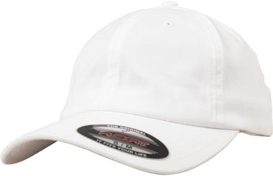 Flexfit Cap Cotton Twill Dad Cap White