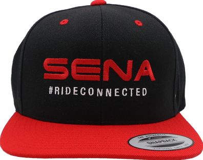 Sena Cap Schwarz/Rot