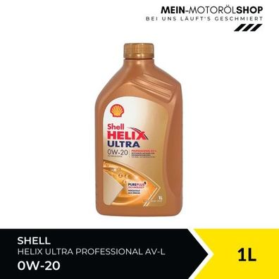 Shell Helix Ultra Professional AV-L 0W-20 1 Liter