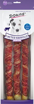 DOKAS - 1m Kaurolle mit Entenbrust 1er Pack (1 x 315g)