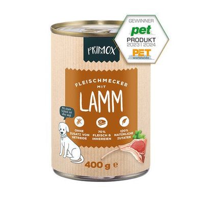 Primox Hunde Nassfutter mit Lamm