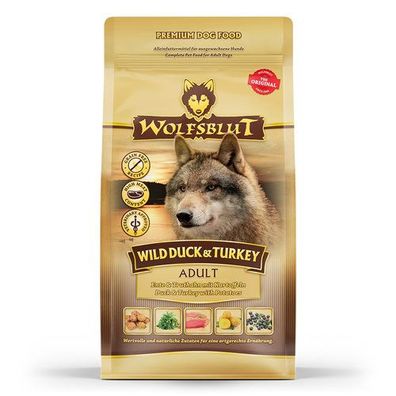 Wolfsblut Adult Wild Duck & Turkey - Ente, Truthahn und Süßkartoffel