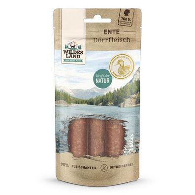Wildes Land Dörrfleisch Ente 1VE (10 x 3 Stück)