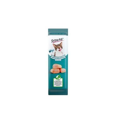 Dokas Cat Snack Hühnchen Rolle mit Rind 10g