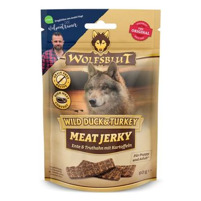 Wolfsblut Meat Jerky Wild Duck & Turkey 80 g