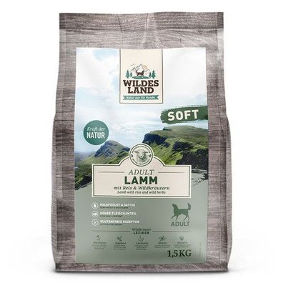 Wildes Land Soft Adult Lamm mit Reis und Wildkräutern 1,5kg