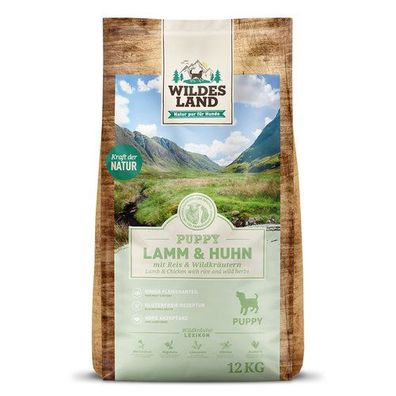 Wildes Land Classic Puppy Lamm & Huhn mit Reis 12kg