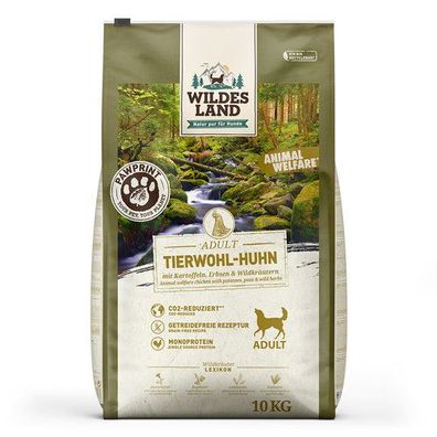 Wildes Land PawPrint Animal Welfare Adult Tierwohl-Huhn 10kg
