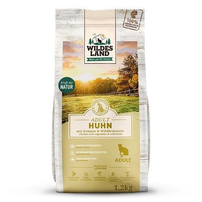 Wildes Land Classic Adult Huhn Katze 1,2kg