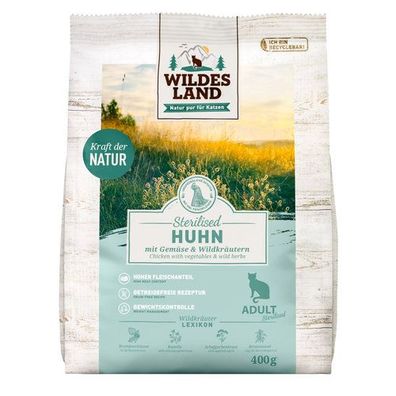 Wildes Land Classic Adult Sterilised Huhn 400 g