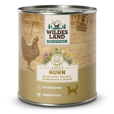 Wildes Land Classic Adult Huhn mit Karotte 6 x 800 g