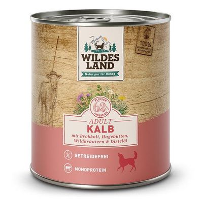 Wildes Land Classic Adult Kalb mit Brokkoli 6 x 800 g