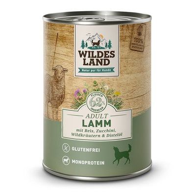 Wildes Land Classic Adult Lamm mit Reis 6 x 400 g