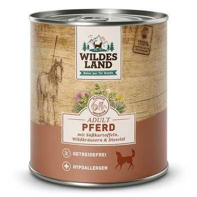 Wildes Land Classic Adult Pferd mit Süßkartoffel 800 g