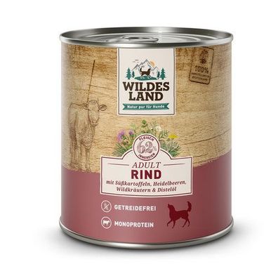 Wildes Land Classic Adult Rind mit Süßkartoffel 6 x 800 g