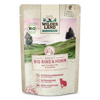 Wildes Land BIO Adult Rind & Huhn mit Cranberry