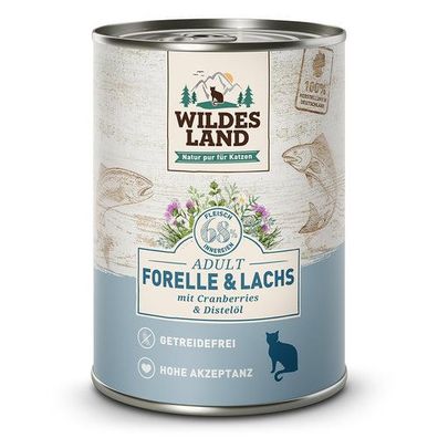 Wildes Land Classic Adult Forelle und Lachs 6 x 375 g