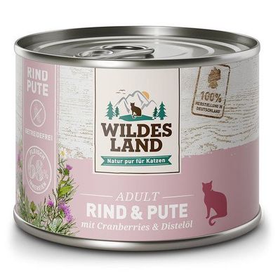 Wildes Land Classic Adult Rind und Pute mit Distelöl 200 g