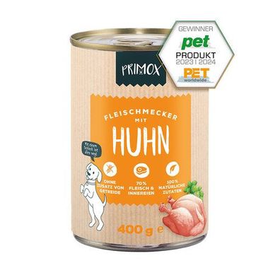 Primox Hunde Nassfutter mit Huhn 6x400g