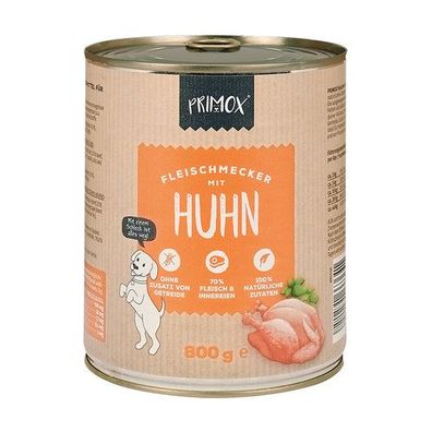 Primox Hunde Nassfutter mit Huhn 6x800g