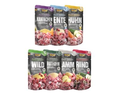 Belcando Frischebeutel | Nassfutter | Multi Bundle | verschiedene Sorten | 21 x 125g