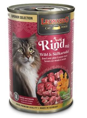 Leonardo Rind mit Wild & Süßkartoffel | 6 x 400g