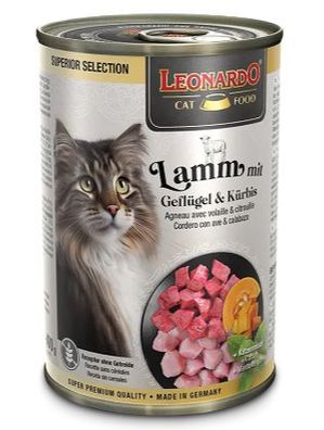 Leonardo Lamm mit Geflügel & Kürbis | 6 x 400g