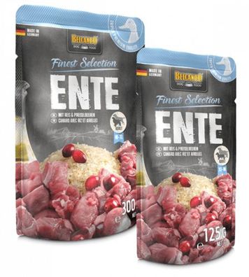 Belcando Ente mit Reis & Preiselbeeren | 12 x 125g | Pouch