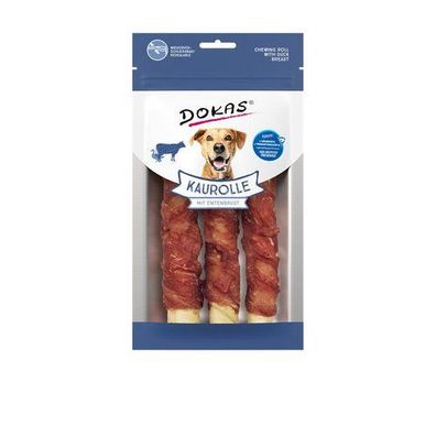 Dokas Dog Kaurolle Entenbrust Medium 1 VE (6 x 150 g)