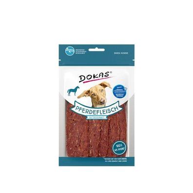 Dokas Dog Pferdefleisch getrocknet 1 VE (12 x 60 g)