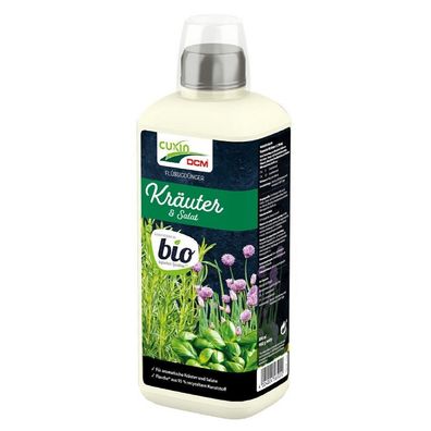 Cuxin DCM Flüssigdünger Kräuter und Salat 800 ml Dünger flüssig Bio