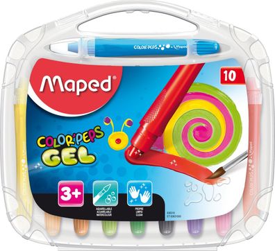 MAPED M836310 Gelmalstift Color'Peps GEL 10 Stück in Blisterbox(S)