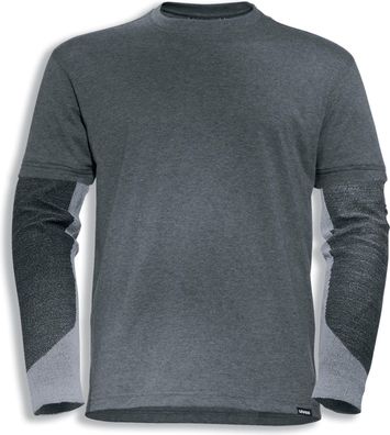 Uvex Longsleeve Cut Grau, Dunkelgrau-Melange, Anthrazit (17265)