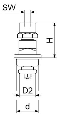 Steckschlüssel Oberteil 1/2"